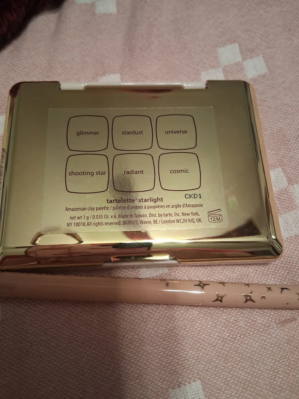 tarte Warm Neutral Mini Eyeshadow Palette — Gold & Brown Tones